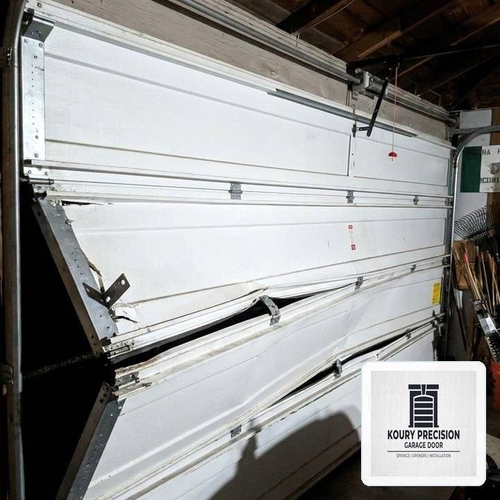 Koury Precision Garage Door Dispatch in Norwell (Hanover Area): Heavy-Duty EPDM Perimeter & Bottom Seal Weatherproofing - Norwell, MA